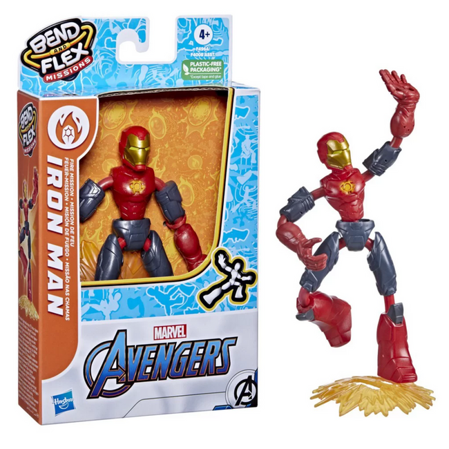 Figurka Avengers Bend and Flex Iron Man Marvel