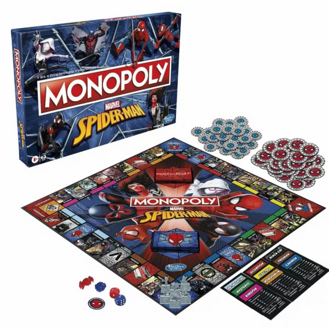 Monopoly Spider-Man Wersja Polska Edycja Kolekcjonerska 