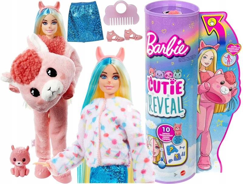 Mattel Lalka Barbie Cutie Reveal Wzory Sklep DamiZabawki Pl