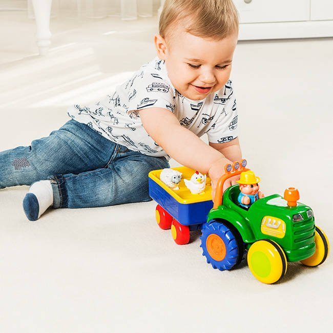 Edukacyjny Interaktywny Traktor Farmer i Zwierzątka Dumel Discovery 