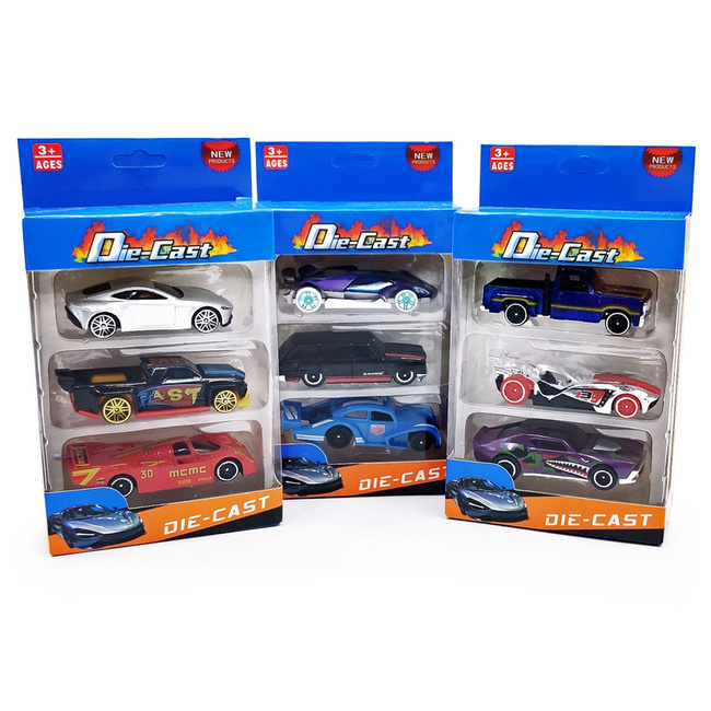 Die Cast Autko Samochodzik Resorak 3 PACK