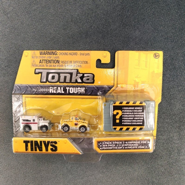 Hasbro Tonka Zestaw Pojazdów Budowlanych Mini 3pak Ciężarówka