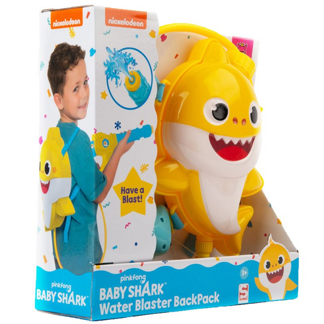 Baby Shark Wodny Plecak Rekin Na Wodę Blaster Psikawka 