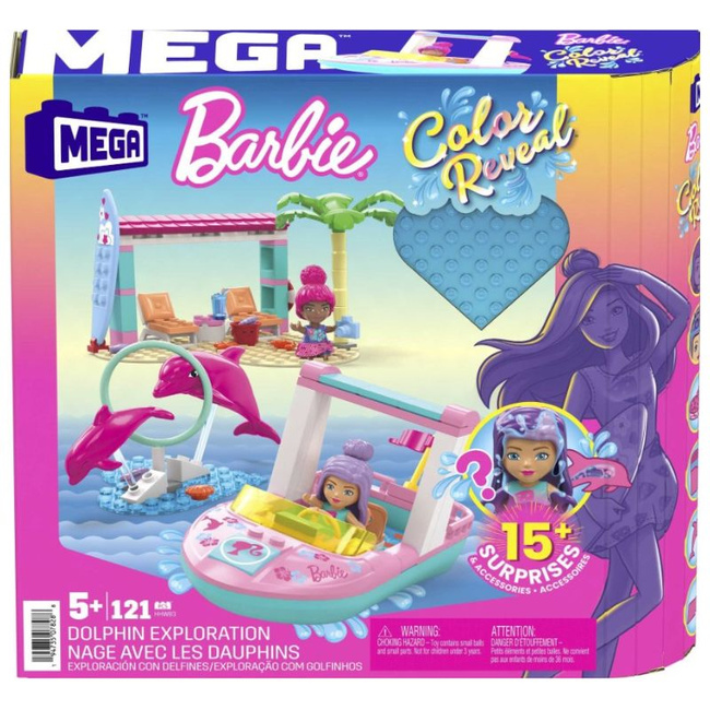 Mega Barbie Color Reveal Przygoda z Delfinami