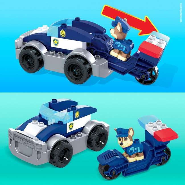 Klocki Psi Patrol Radiowóz Chase Mega Bloks GYJ00