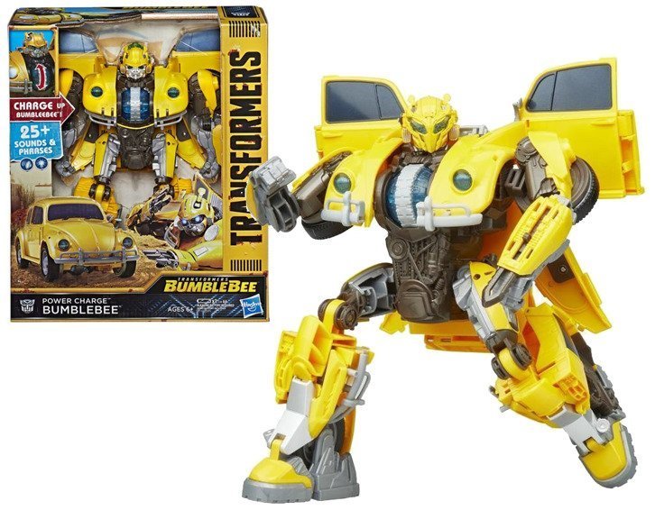 hasbro mv6 power charge bumblebee transformers