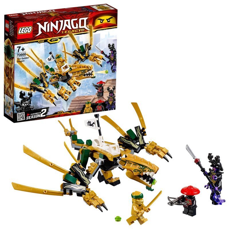 Lego Ninjago Klocki Zloty Smok Sklep Damizabawki Pl