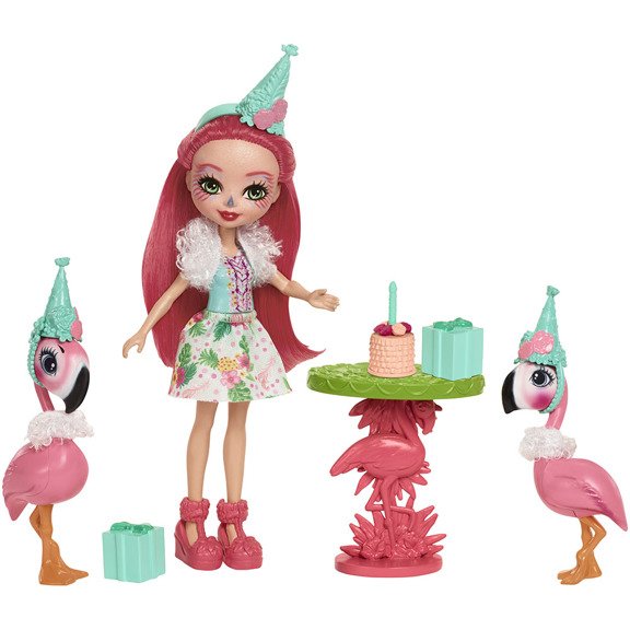 Mattel Enchantimals Flamingowe Figle Lalka I 2 Zwierzątka Sklep