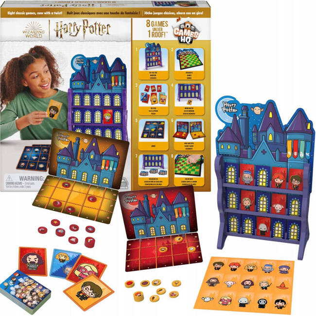  Gry planszowe Spin Master Harry Potter zestaw 8 gier