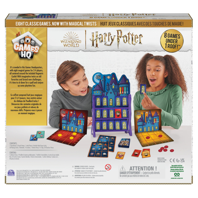  Gry planszowe Spin Master Harry Potter zestaw 8 gier