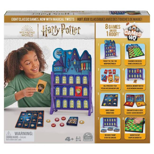  Gry planszowe Spin Master Harry Potter zestaw 8 gier