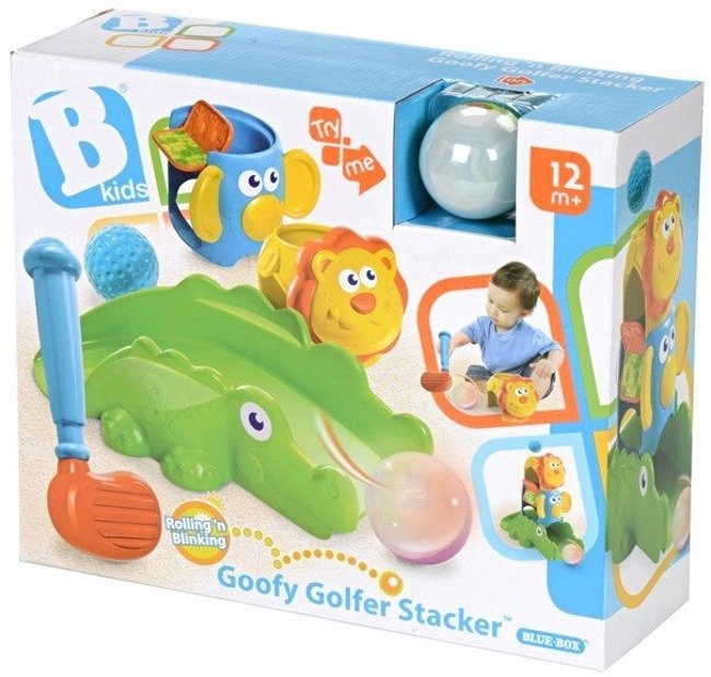 B-Kids Krokodyl Mini Golf Świecąca Piłeczka i Akcesoria