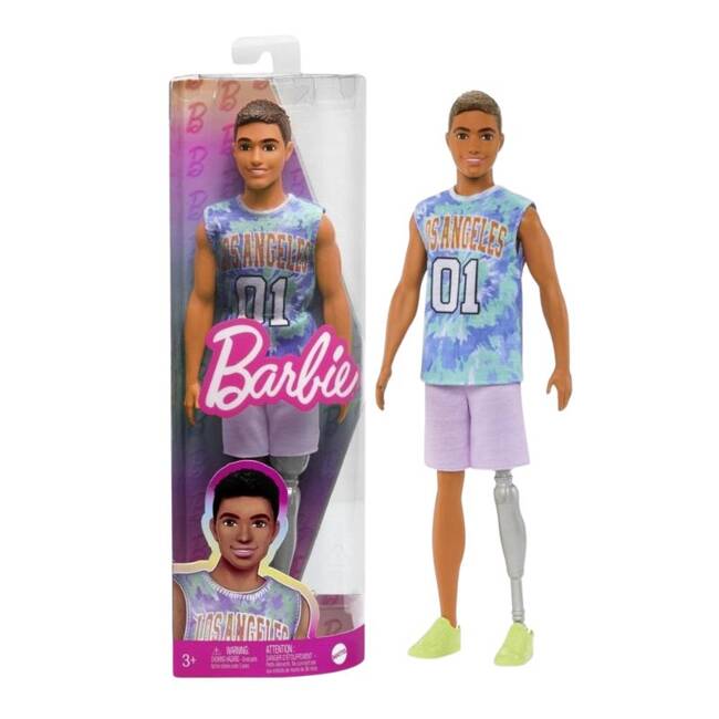 BARBIE Lalka Ken Fashionistas DWK44 -Ken dla Każdej Dziewczynki!