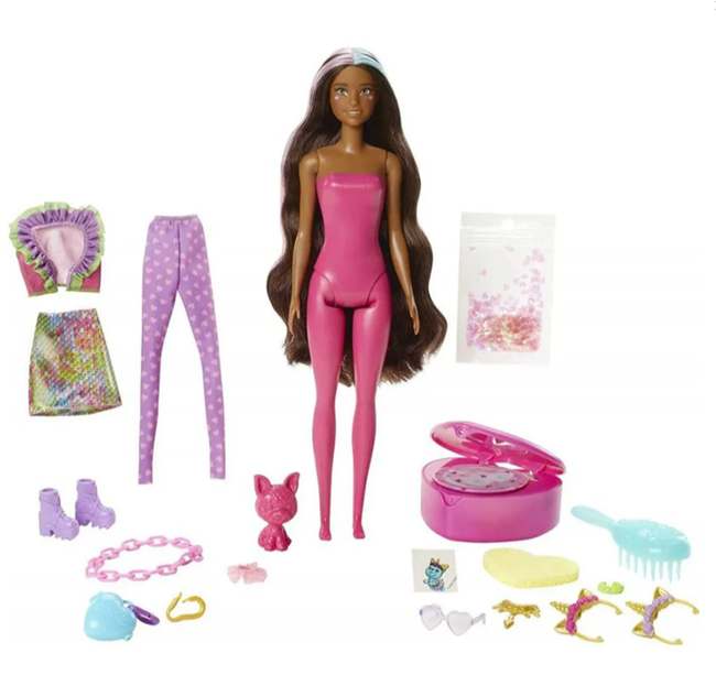 Barbie Color Reveal Modowa Niespodzianka Jednorożec
