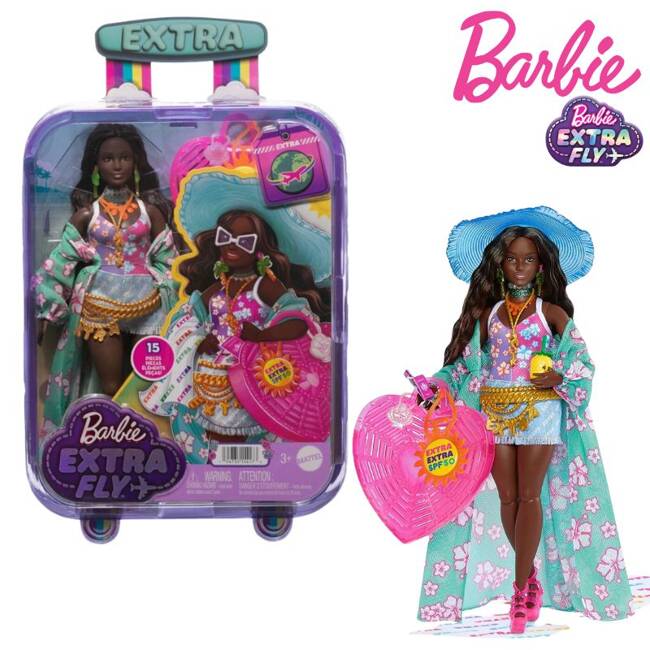 Barbie Extra Fly-Lalka Plażowa HPB14