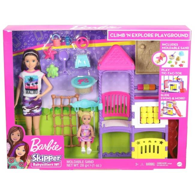 Barbie Skipper Klub Opiekunek GHV89 - Plac Zabaw