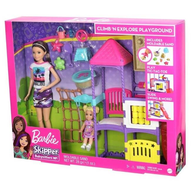 Barbie Skipper Klub Opiekunek GHV89 - Plac Zabaw