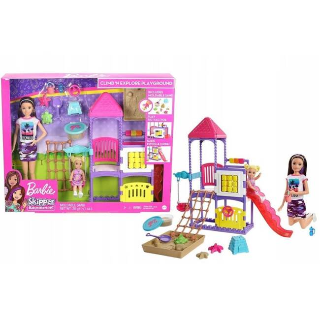 Barbie Skipper Klub Opiekunek GHV89 - Plac Zabaw