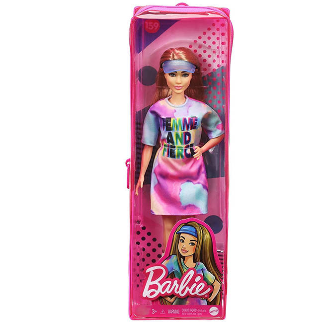 Barbie w sukience Lalka Fashionistas 