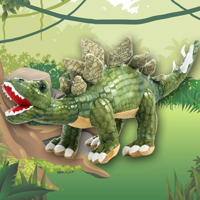 Beppe Duża Maskotka Pluszowy Dinozaur Stegozaur 100 cm