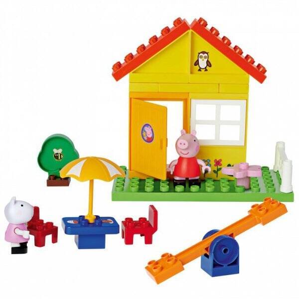 Big Bloxx Peppa Zestaw Domek 57172 – Domek z figurkami Peppy!