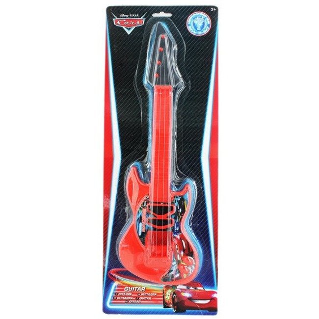 Cars Disney Auta Instrument Muzyczny Mini Gitara 
