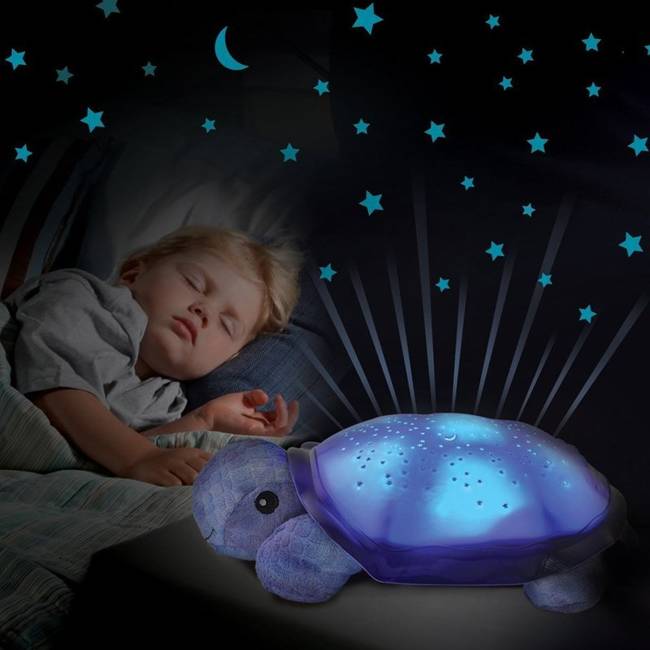 Cloud B Magiczne Konstelacje Lampka Projektor - Żółw Fioletowy