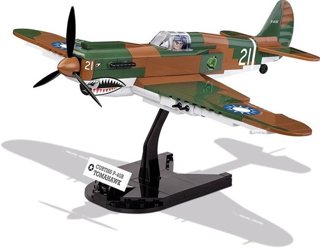 Cobi Klocki Mała Armia World War II Curtiss P-40B Tomahawk 270 el.