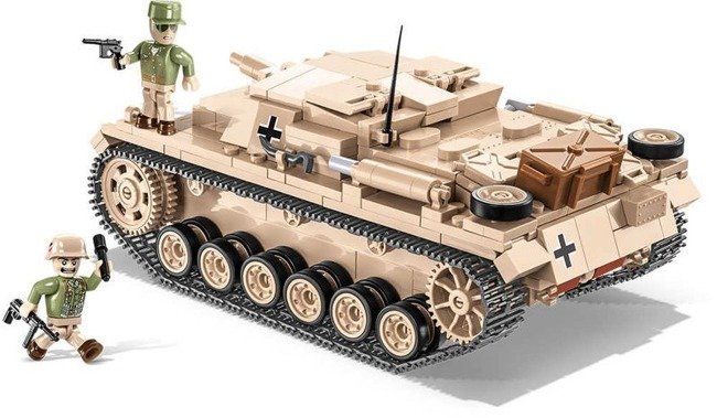 Cobi Mała Armia Klocki Sturmgeschutz III Ausf.D Niemieckie działo Pancerne Historical Collection