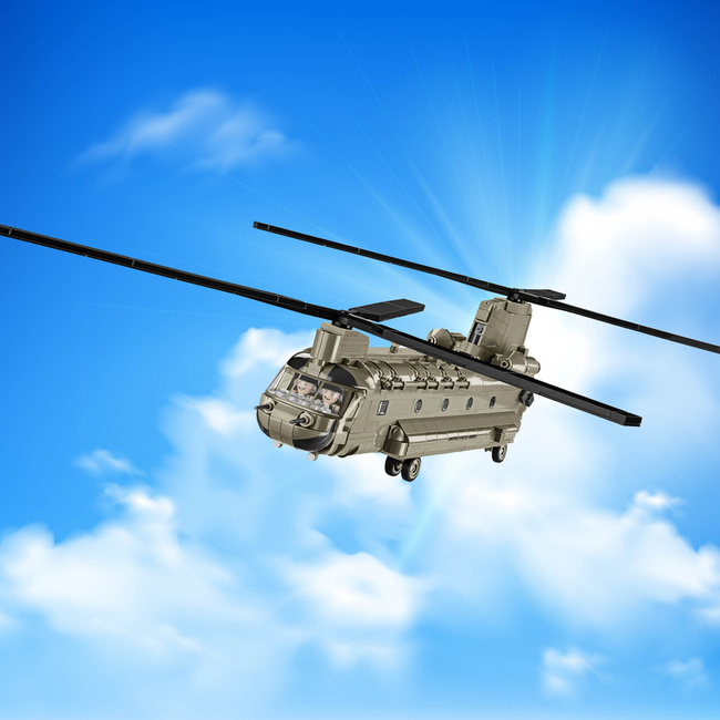 Cobi Top Gun Samolot Armed Forces Śmigłowiec Wojskowy CH-47 Chinook