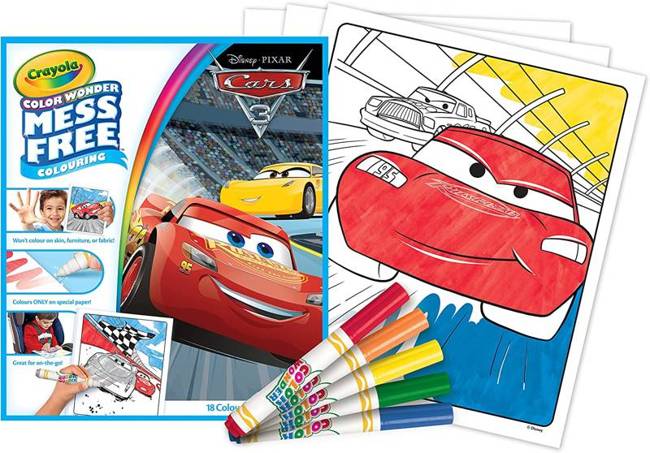 Crayola Kolorowanka Color Wonder  Cars 3