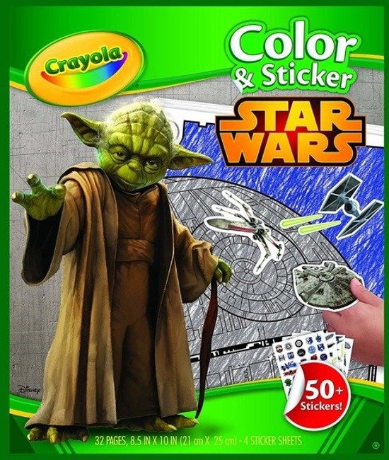 Crayola Star Wars Kolorowanka z Naklejkami
