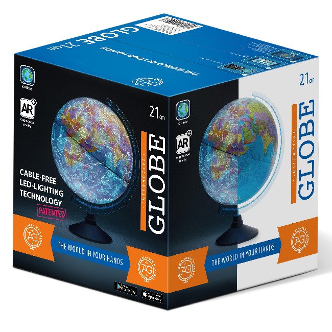 Dante Globus Dla Dzieci Mapa Fizyczna i Aplikacja