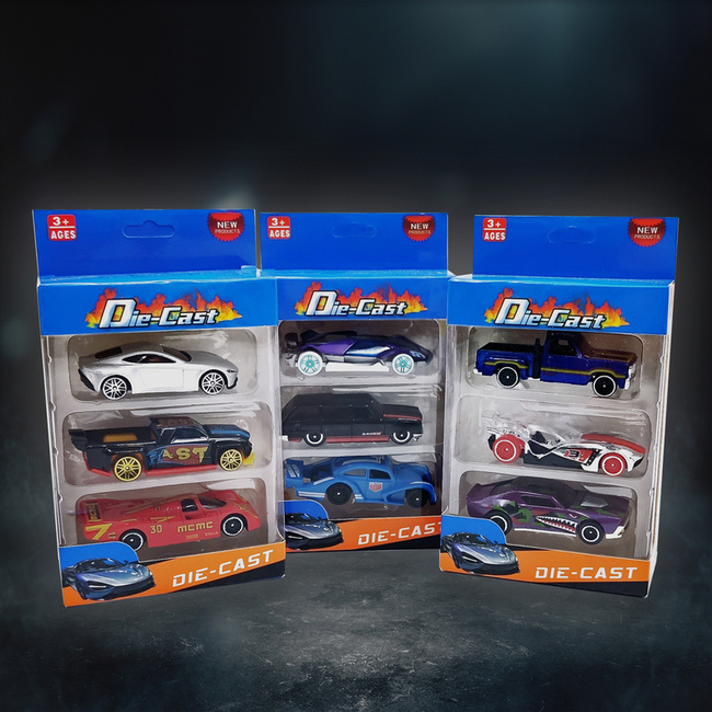 Die Cast Autko Samochodzik Resorak 3 PACK