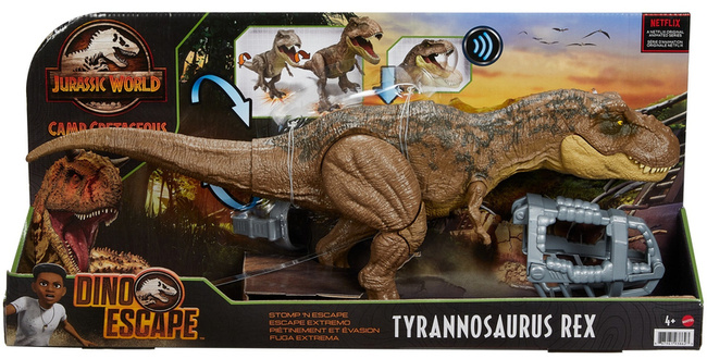 Dinozaur Interaktywna Figurka Mattel Jurassic World T-Rex Miażdżący Krok