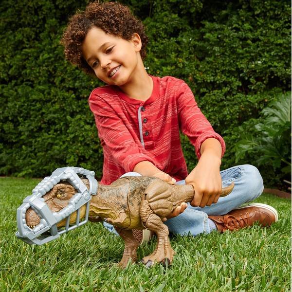 Dinozaur Interaktywna Figurka Mattel Jurassic World T-Rex Miażdżący Krok