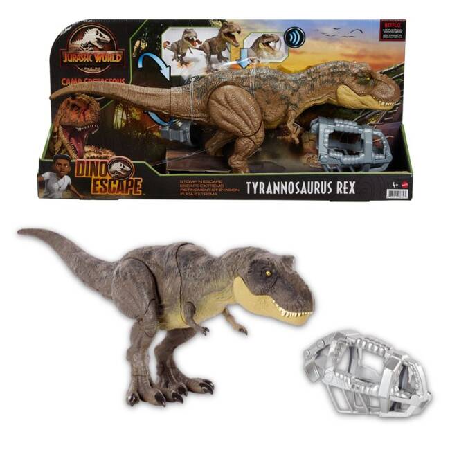 Dinozaur Interaktywna Figurka Mattel Jurassic World T-Rex Miażdżący Krok