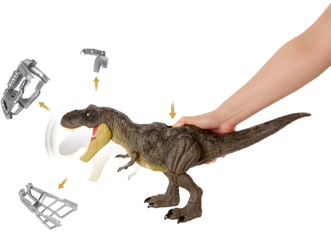 Dinozaur Interaktywna Figurka Mattel Jurassic World T-Rex Miażdżący Krok