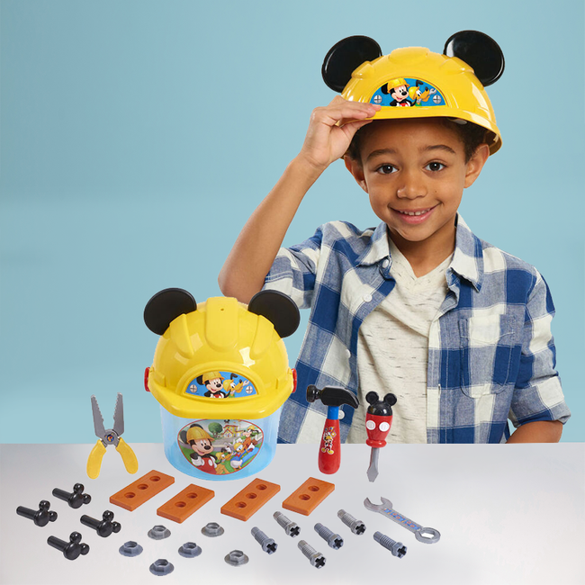 Disney Junior Wiaderko z Narzędziami Myszka Mickey