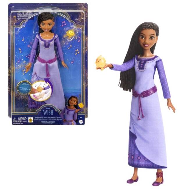 Disney Wish Życzenie Śpiewająca Asha HTH48 - Magiczna lalka