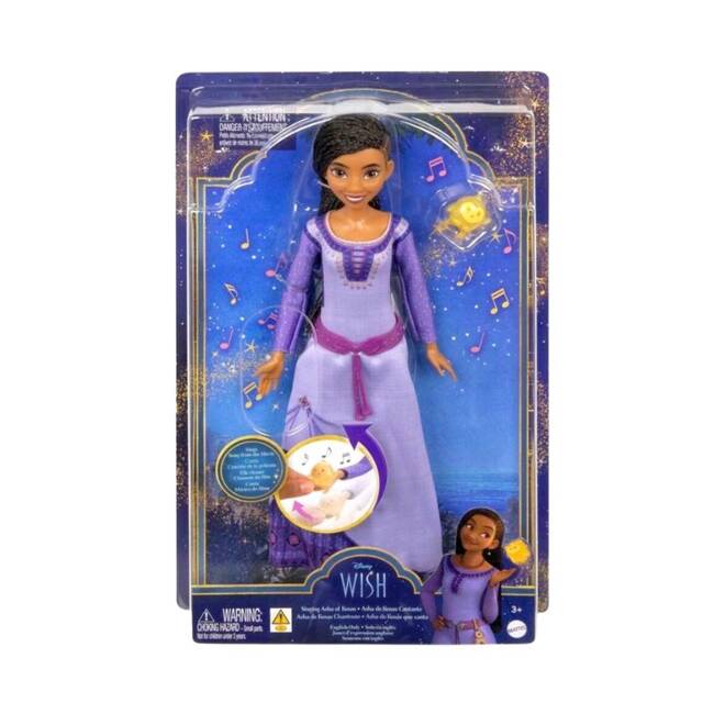 Disney Wish Życzenie Śpiewająca Asha HTH48 - Magiczna lalka