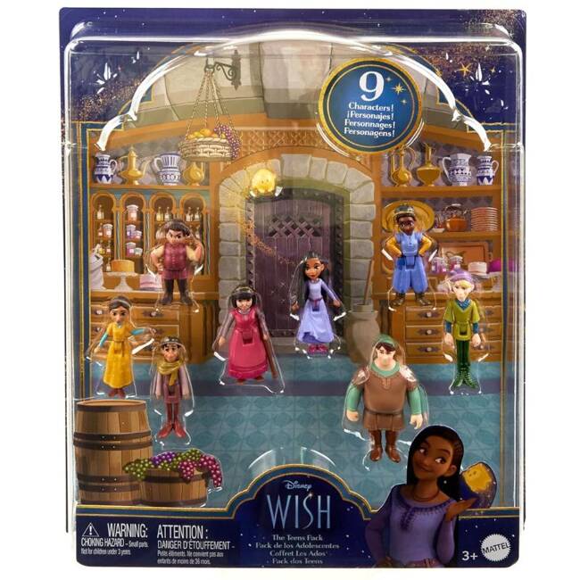 Disney Życzenie Wish Zestaw Figurek HPX36 - Magiczny Świat Rosas!