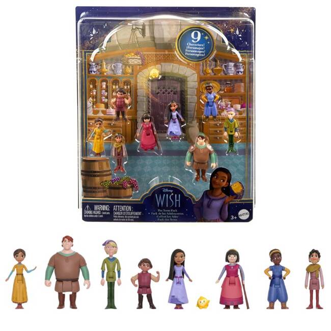 Disney Życzenie Wish Zestaw Figurek HPX36 - Magiczny Świat Rosas!