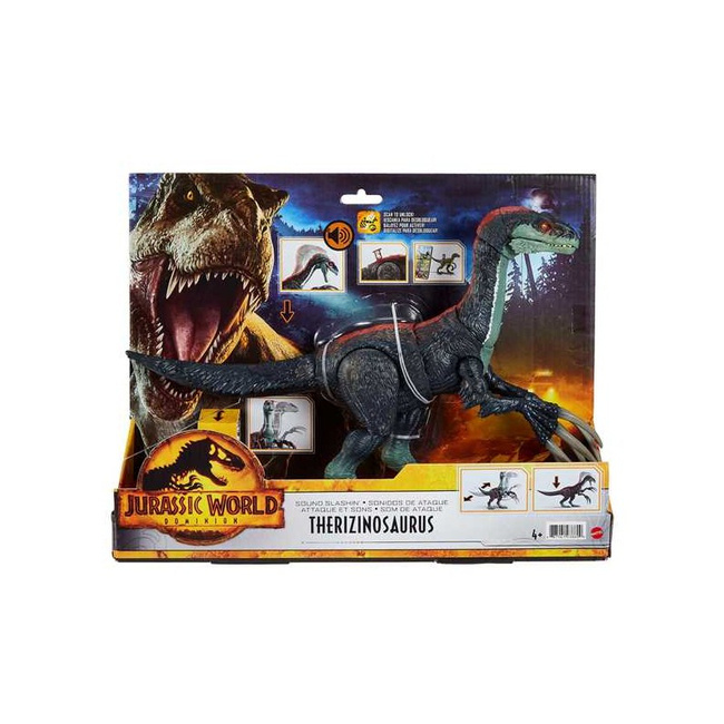 Figurka Jurassic World Megaszpon Dinozaur Therizinosaurus GWD65