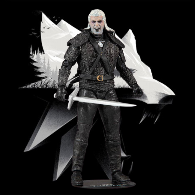 Figurka Wiedźmin Geralt z Rivii Ruchoma NETFLIX