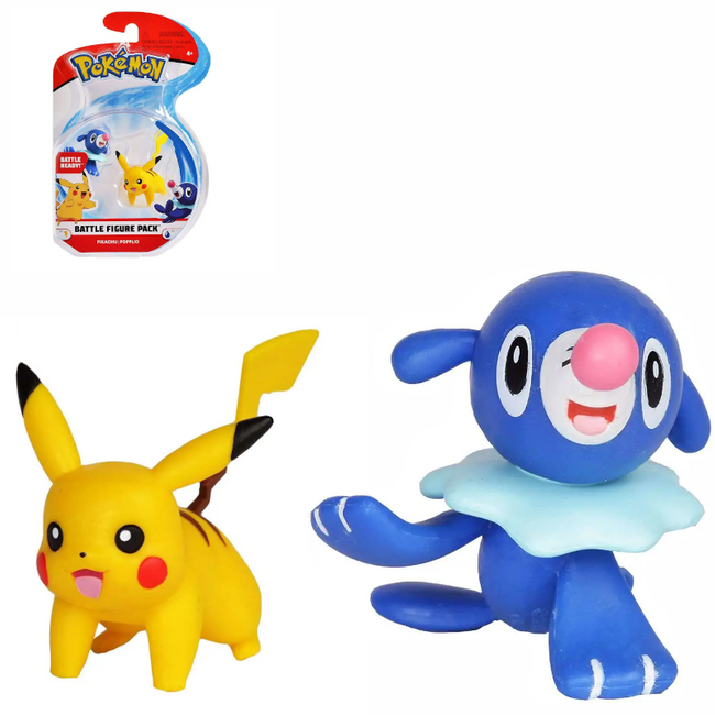 Figurka bojowa Pokemon Series 1 Pikachu i Popplio