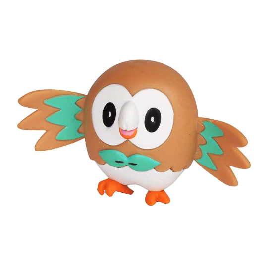 Figurka bojowa Pokemon Series 1 Rowlet & Litten