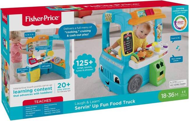 Fisher-Price Laugh&Learn Zestaw Food-Truck Kuchnia FXT91