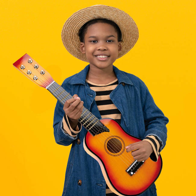 Gitara Drewniana Klasyczna Dla Dzieci