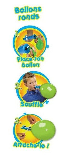 Goliath Bob Balloon Pocket Ustnik do Dmuchania Balonów 4 Kolory